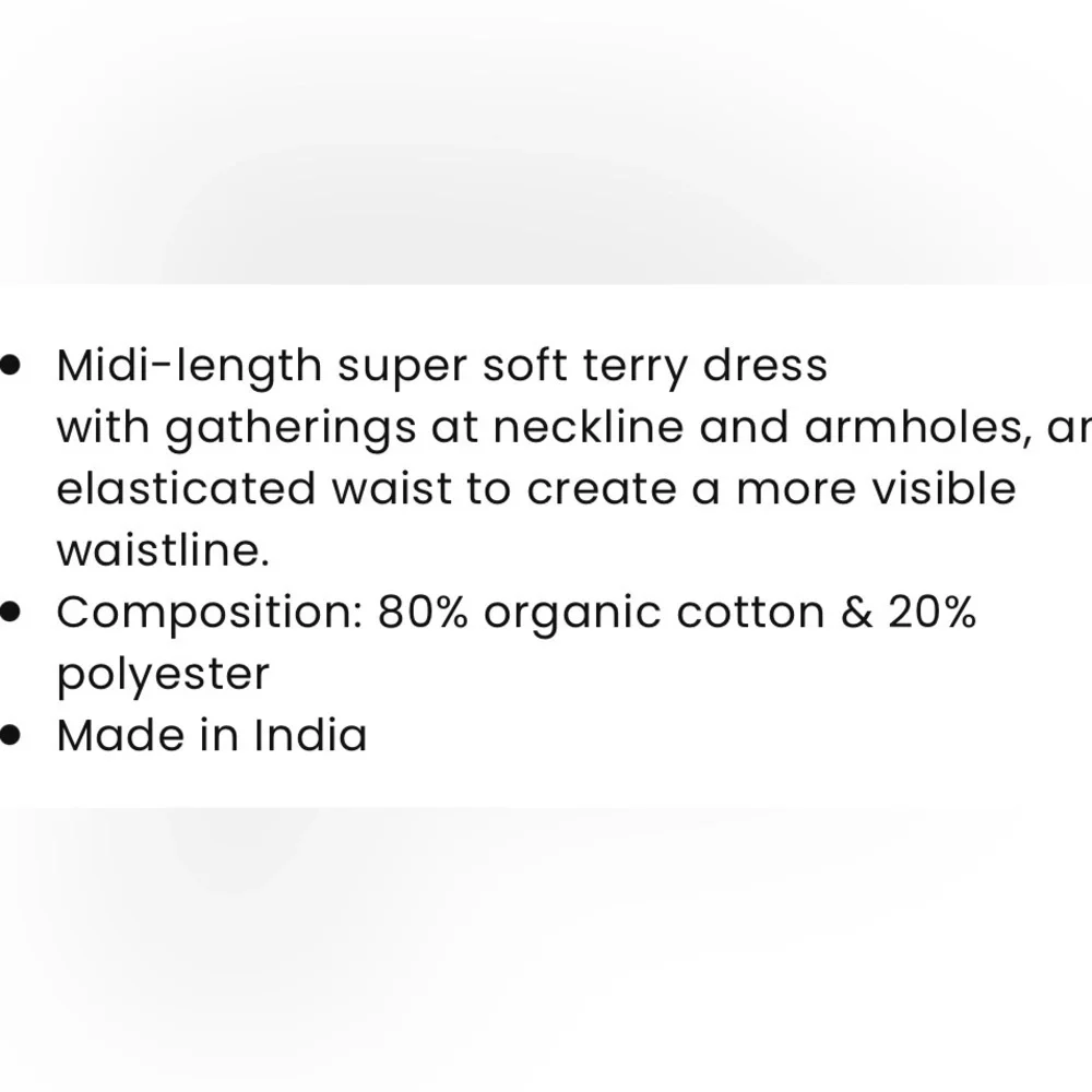 Terry cloth dress by designer A Monday In Copenhagen
